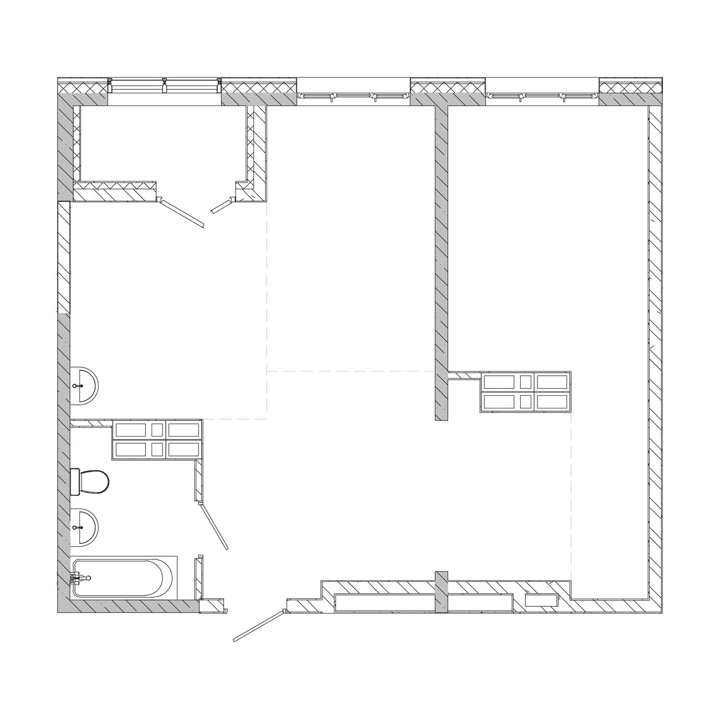 2-комнатная, 66.41 м², № 203 в Посейдония
