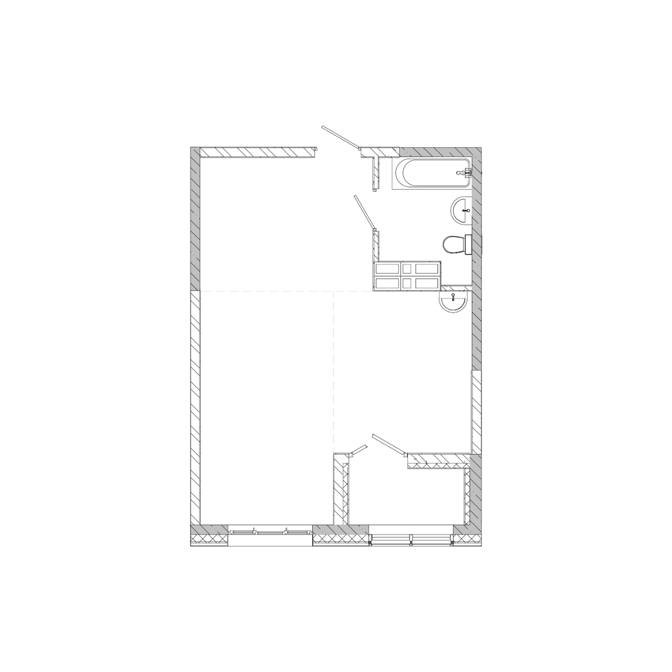 1-комнатная, 42.64 м², № 159 в Посейдония