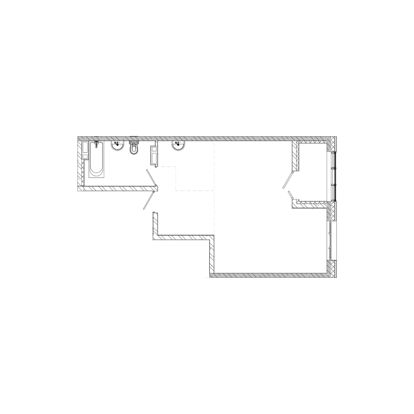 1-комнатная, 48.14 м², № 86 в Посейдония