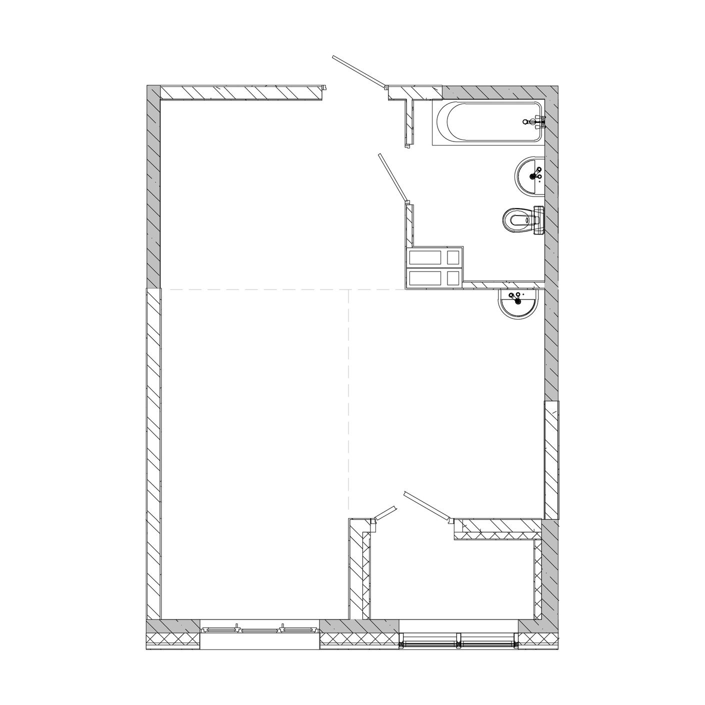1-комнатная, 43.68 м², № 9 в Посейдония