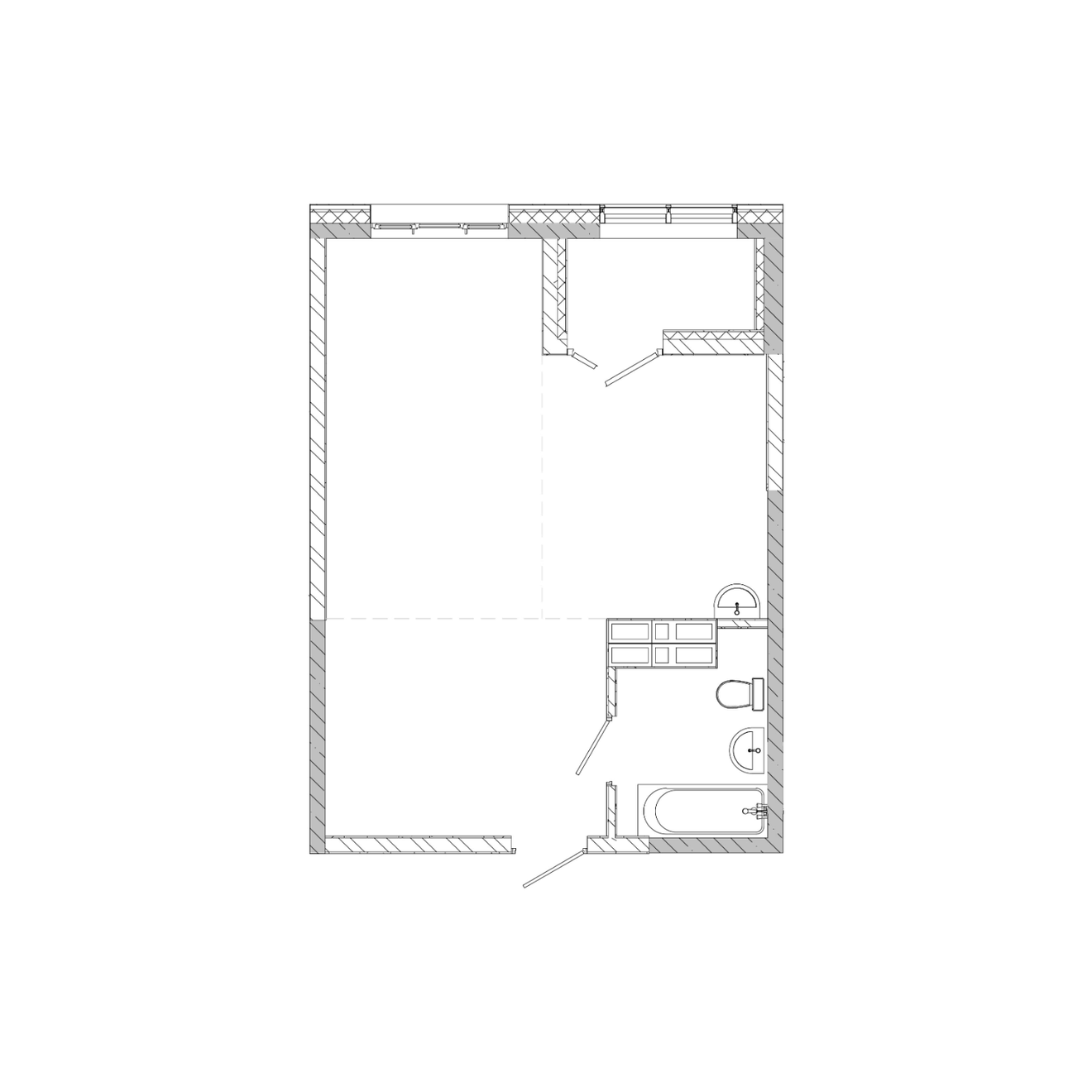 1-комнатная, 42.64 м², № 142 в Посейдония