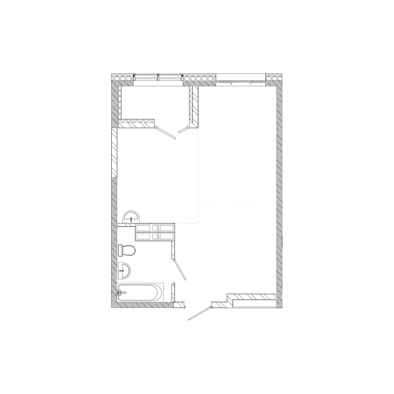 1-комнатная, 42.06 м², № 123 в Посейдония