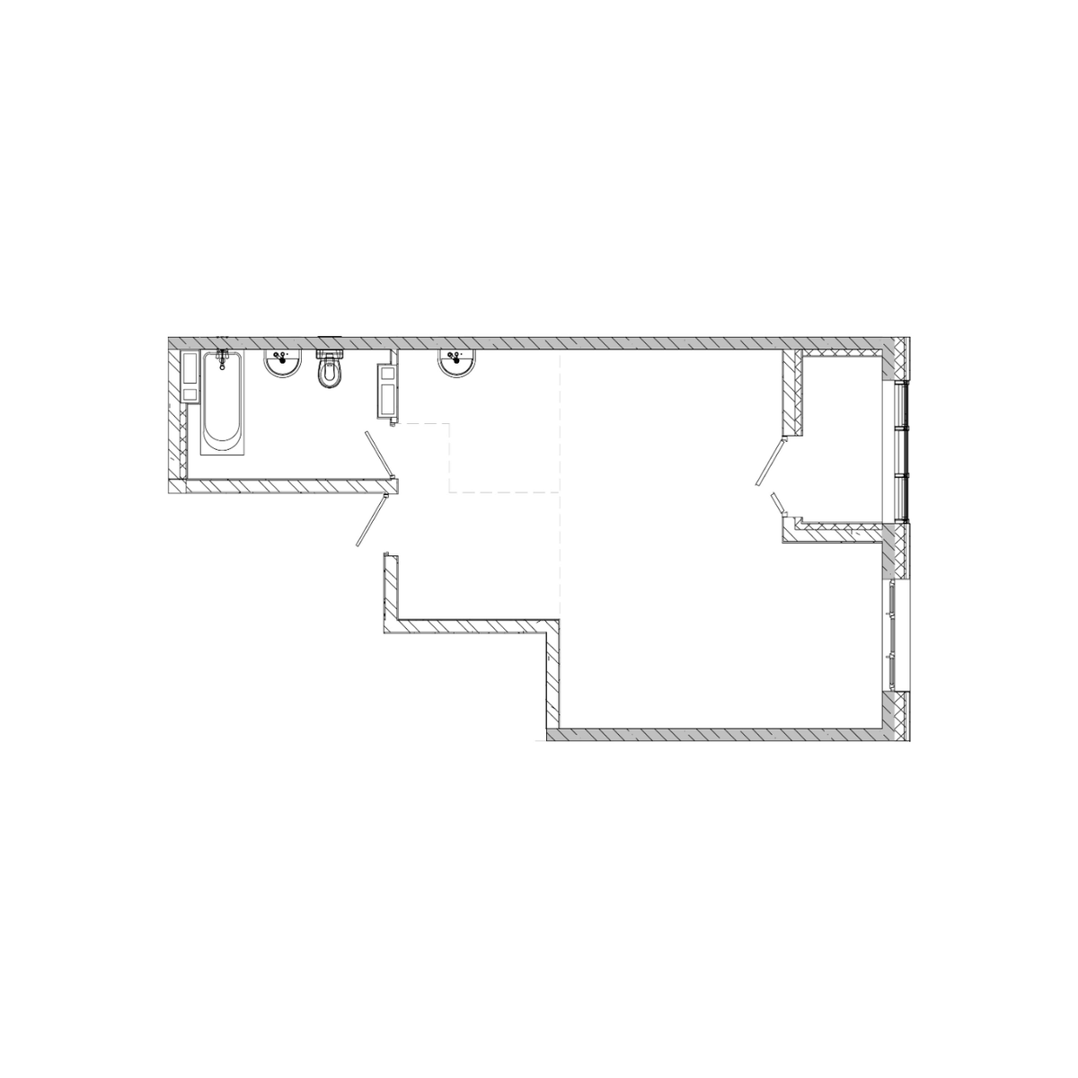 1-комнатная, 48.14 м², № 242 в Посейдония