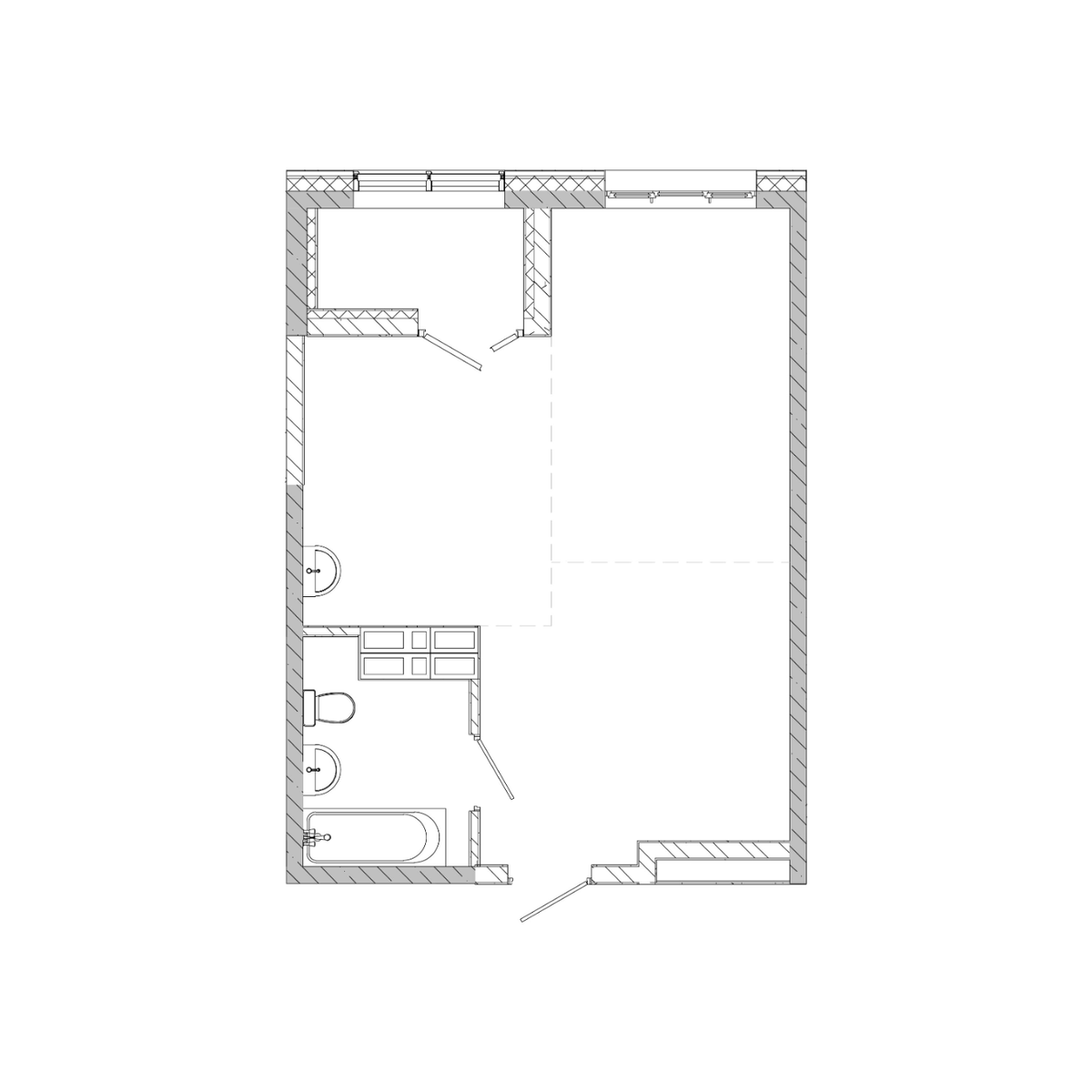 1-комнатная, 42.06 м², № 329 в Посейдония