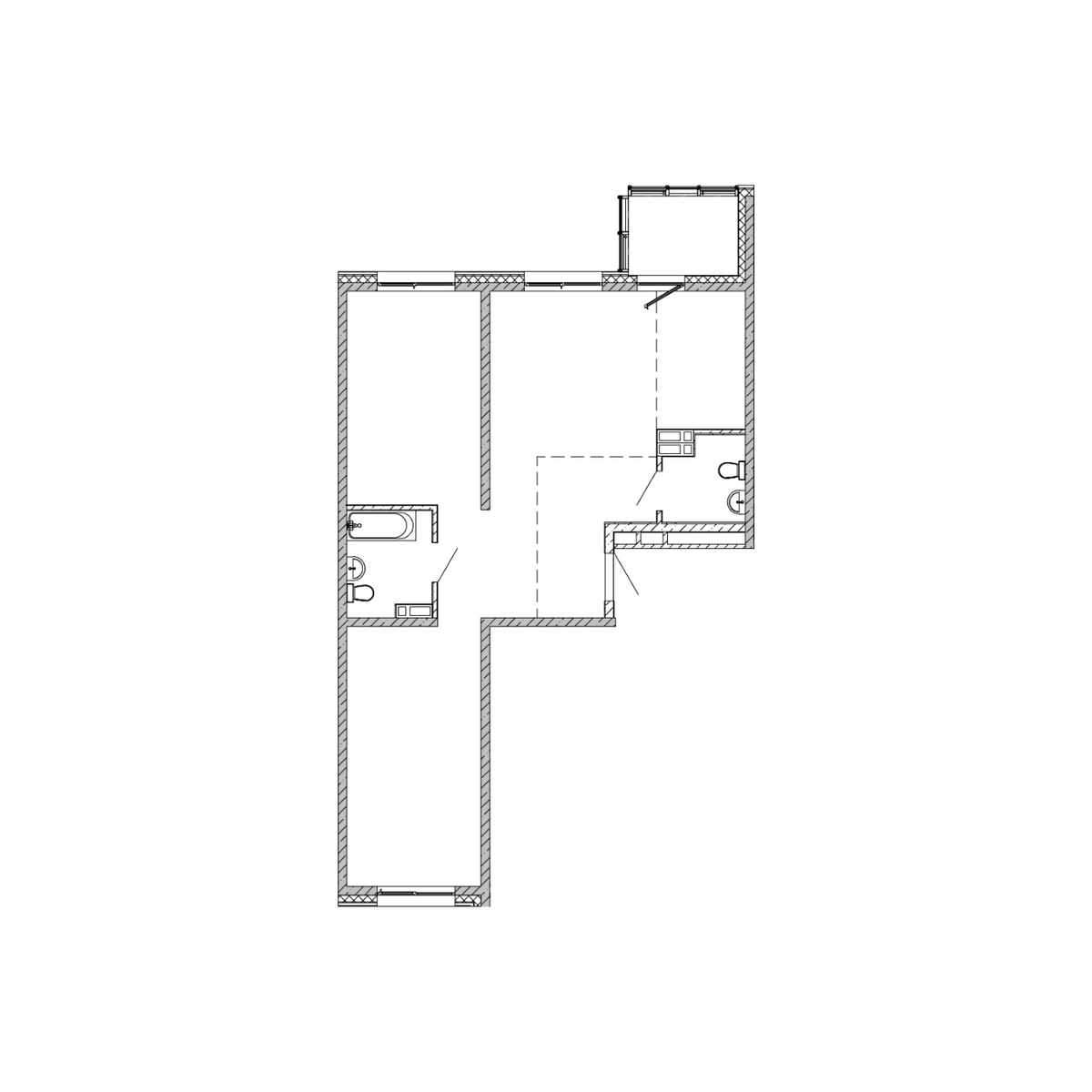 3-комнатная, 83.27 м², № 255 в Посейдония