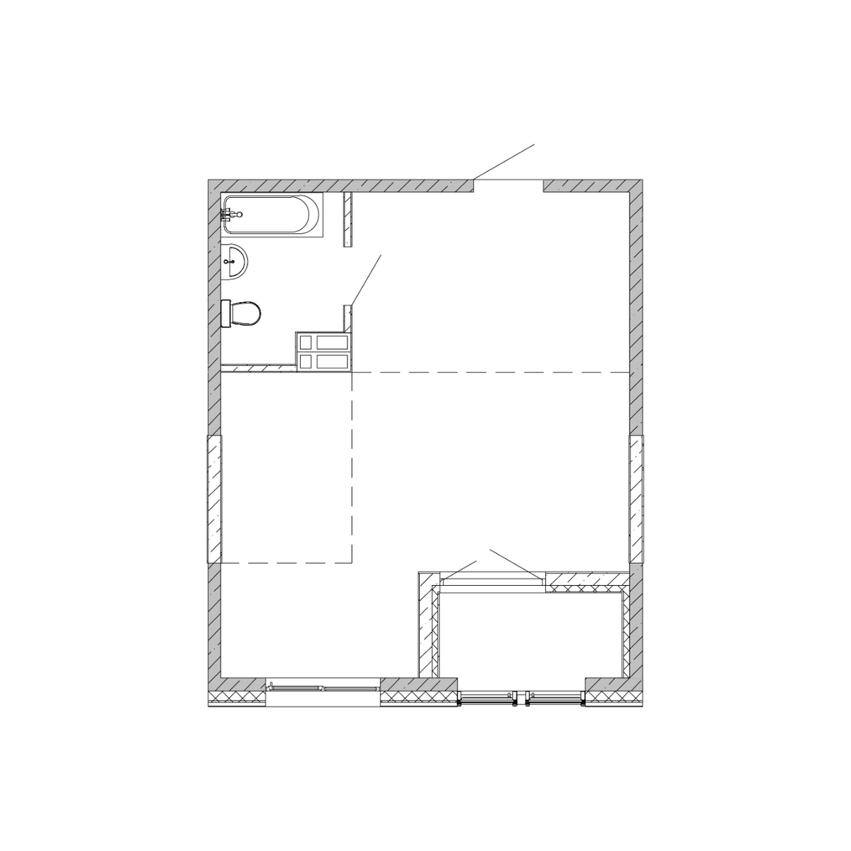 1-комнатная, 46.27 м², № 253 в Посейдония
