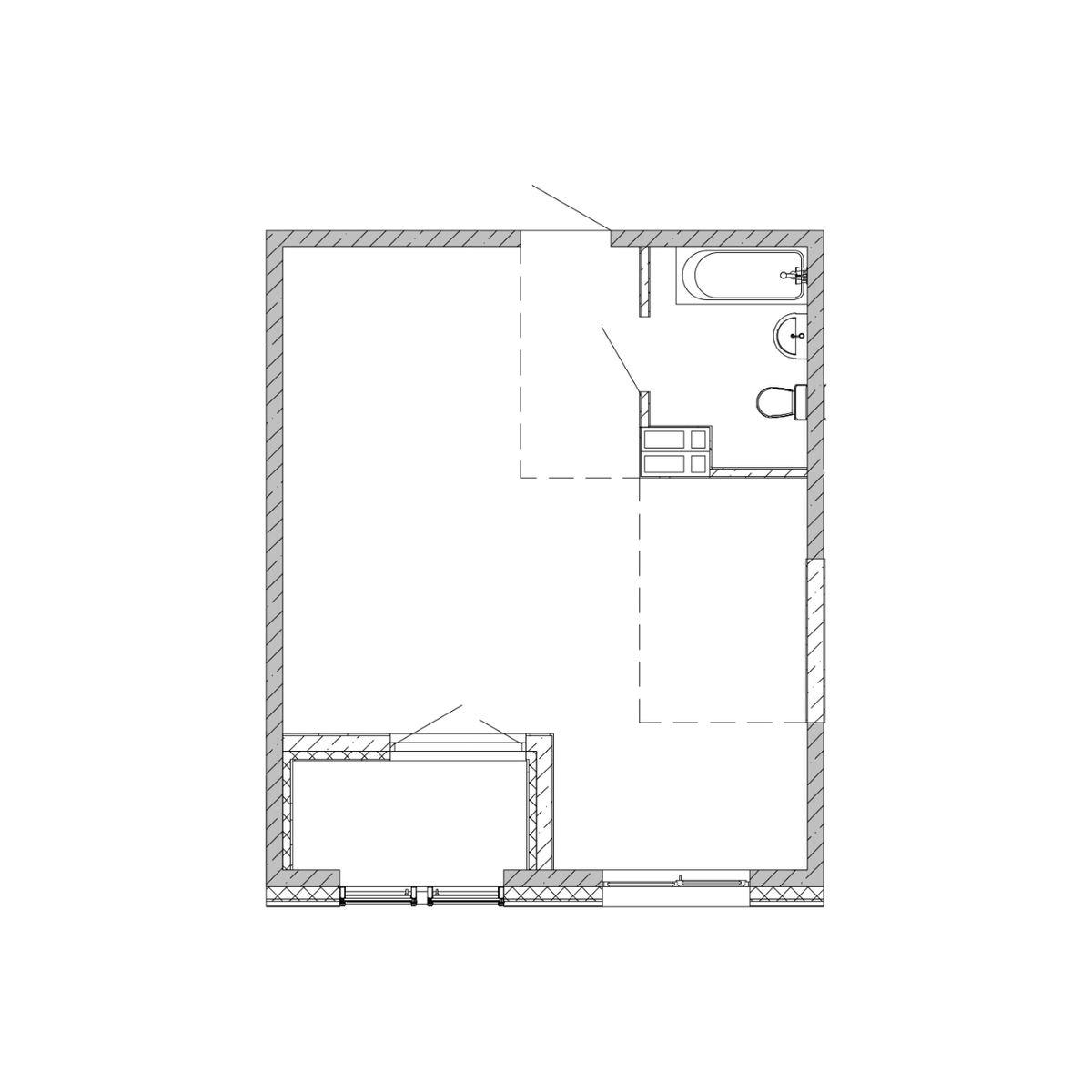 1-комнатная, 46.26 м², № 394 в Посейдония