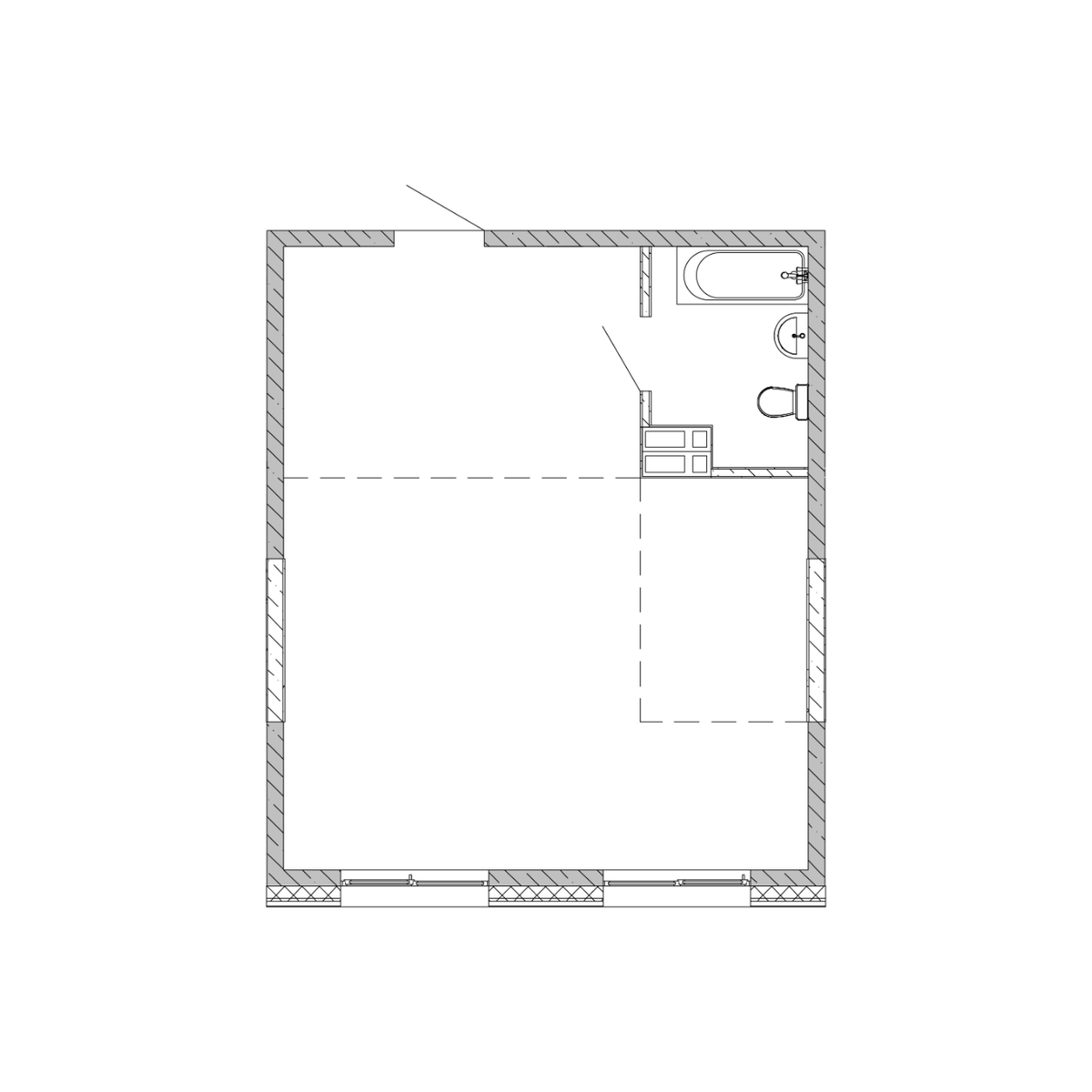 1-комнатная, 48.24 м², № 443 в Посейдония
