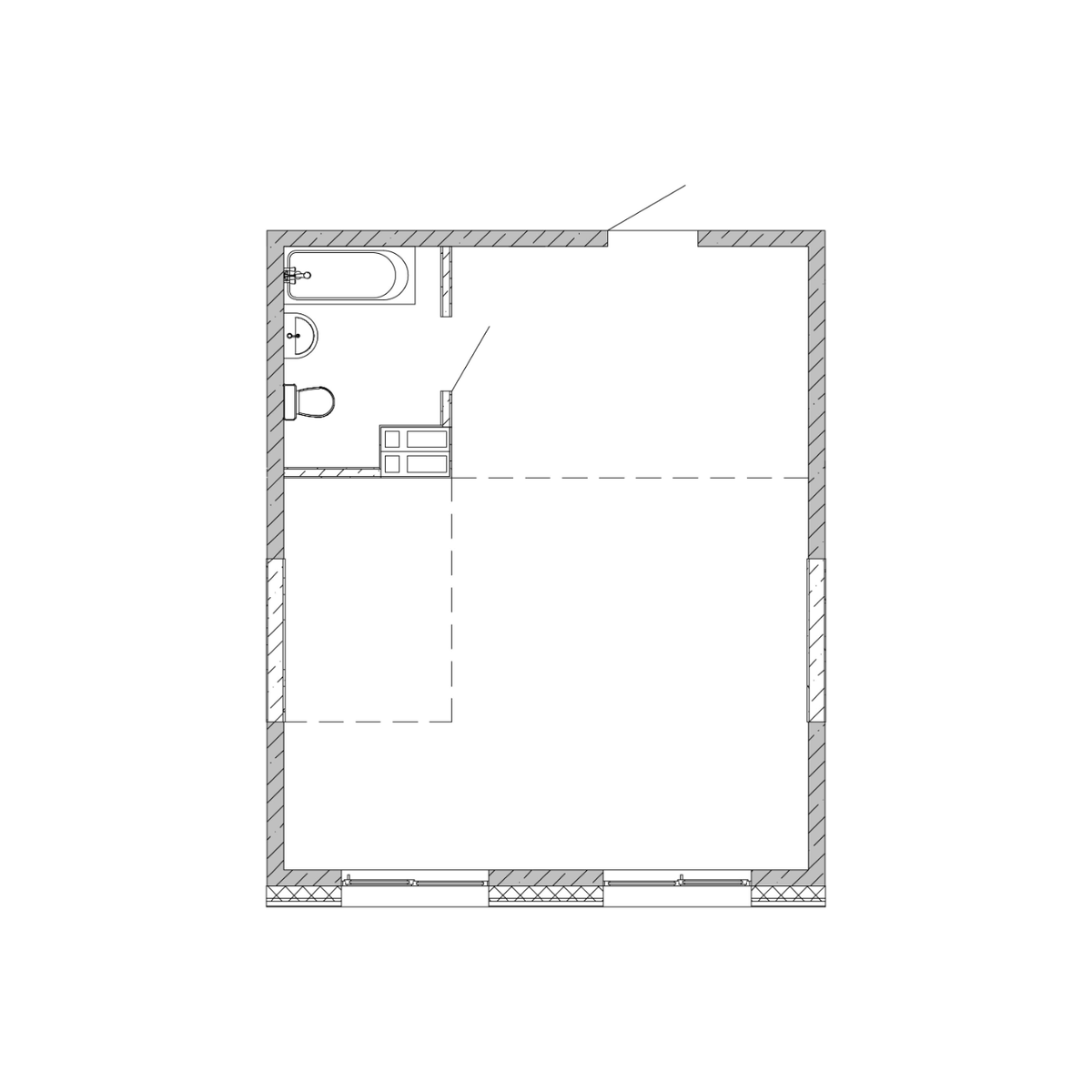 1-комнатная, 47.87 м², № 293 в Посейдония
