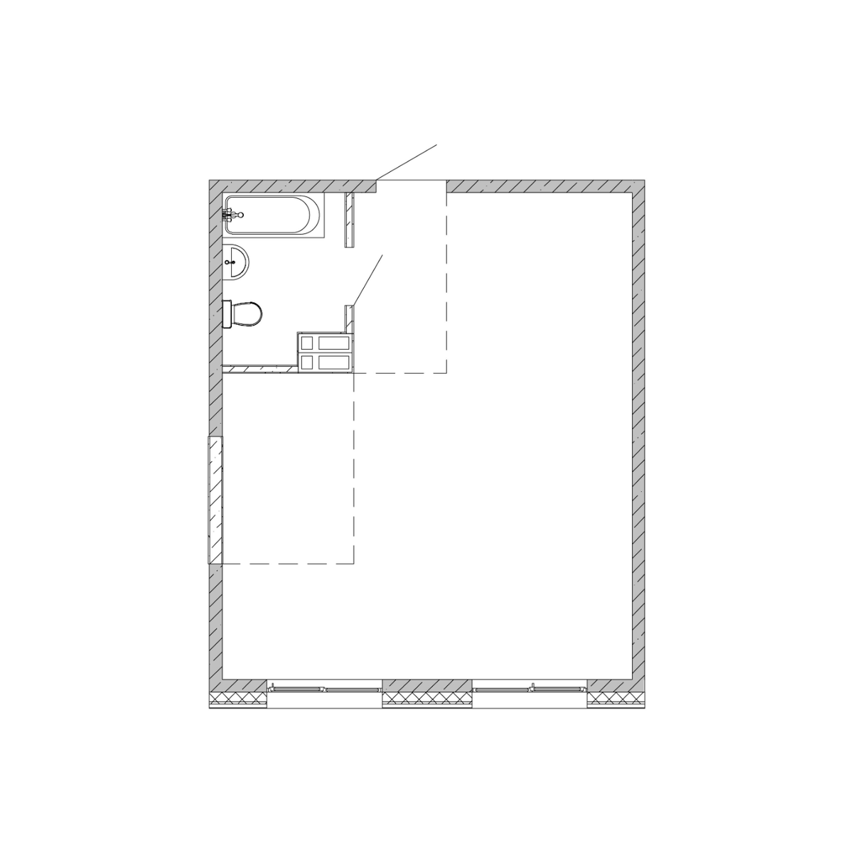 1-комнатная, 47.85 м², № 212 в Посейдония