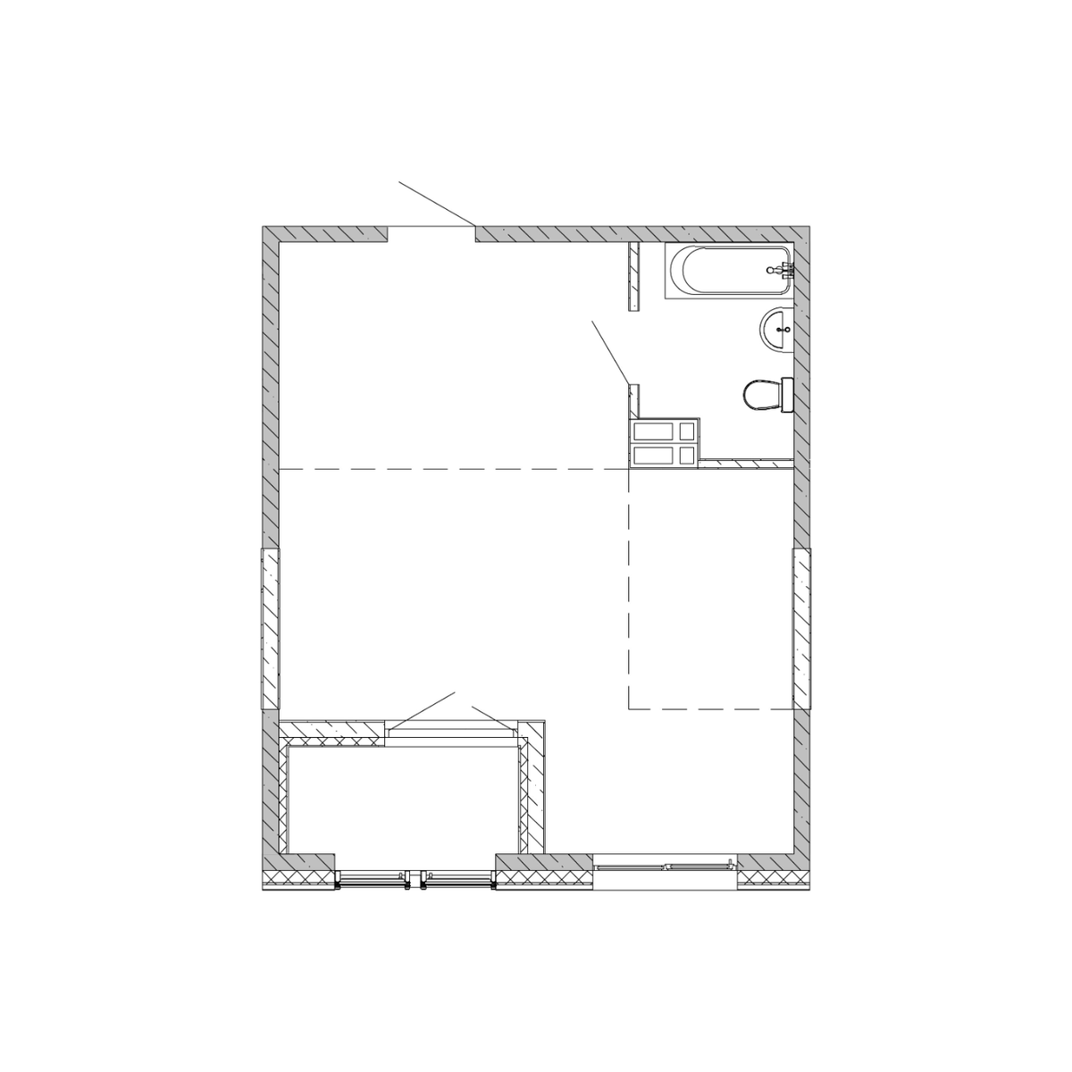 1-комнатная, 46.27 м², № 413 в Посейдония