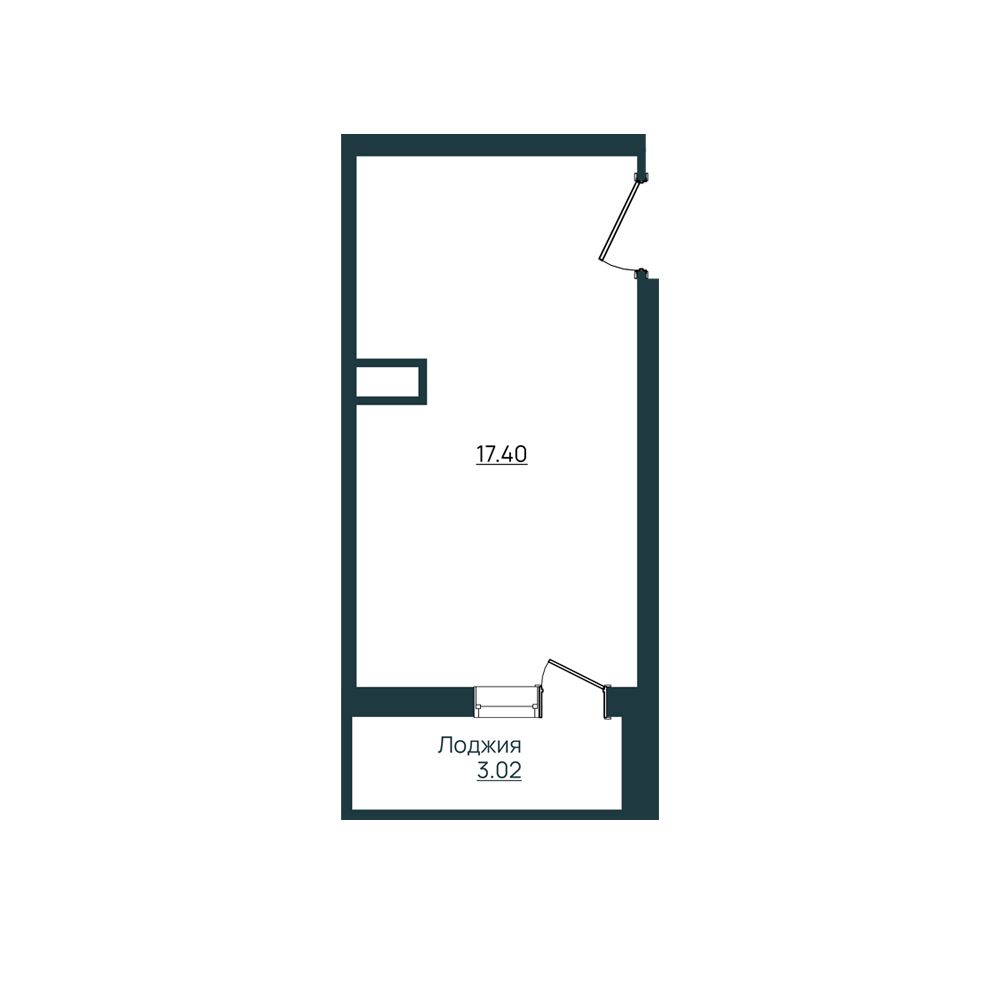 Коммерческое помещение 20,42м²