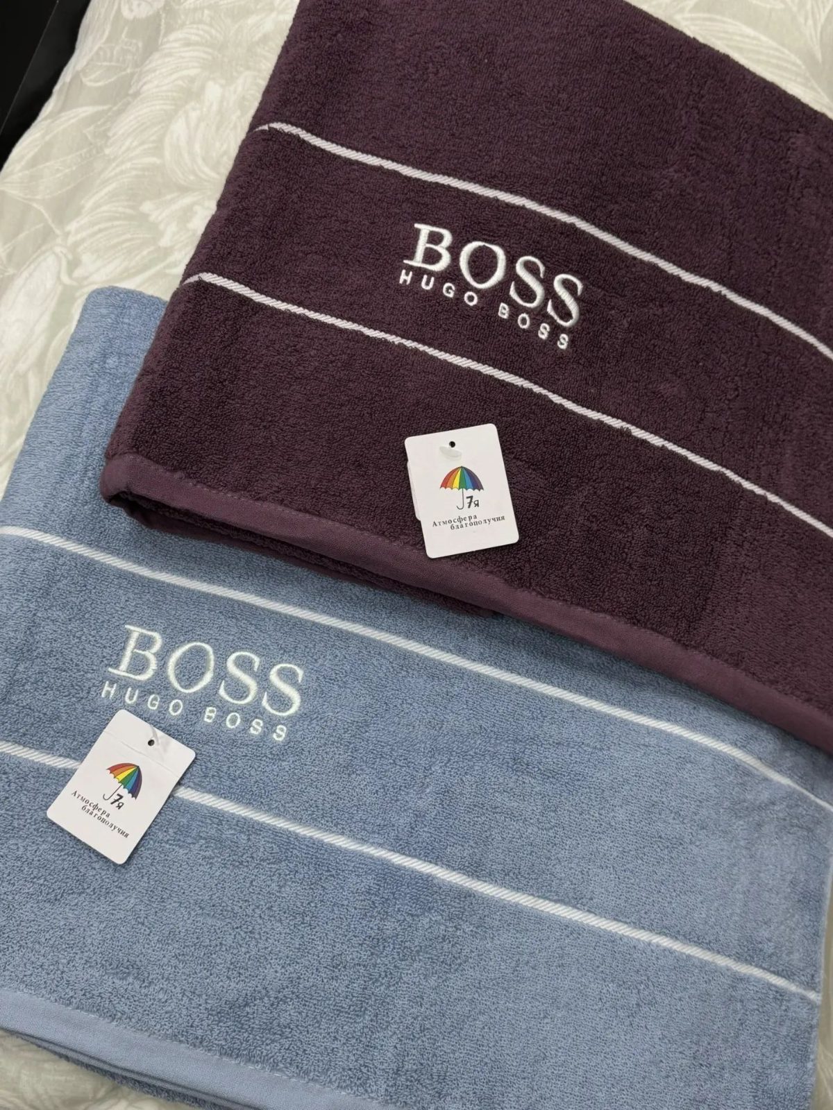 Полотенце махровое "Boss"