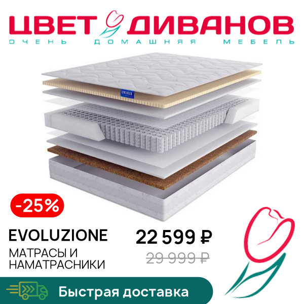 

Матрас Evoluzione, Evoluzione 80 x 190