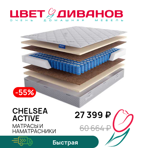 

Матрас Chelsea Active, Chelsea Active 80 x 200