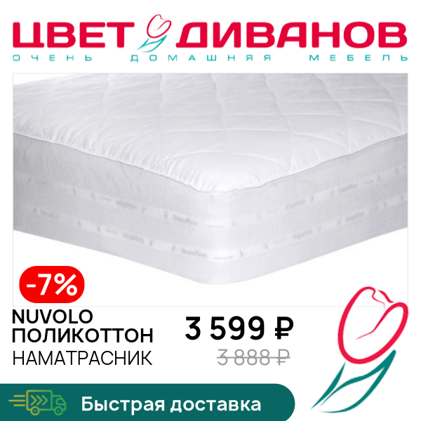 

Наматрасник Nuvolo поликоттон, Nuvolo поликоттон