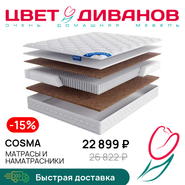 

Матрас Cosma, Cosma 80 x 190