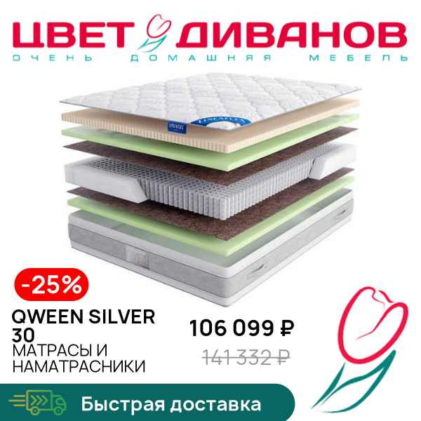 

Матрас QWEEN Silver 30, QWEEN Silver 30 140 x 200