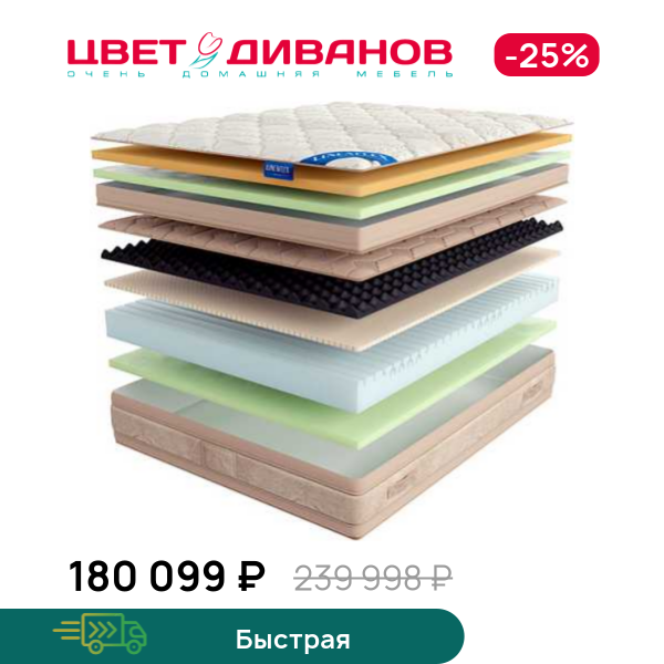 

Матрас Gloria Gold с топпером Memory 42, Gloria Gold с топпером Memory 42 140 x 200