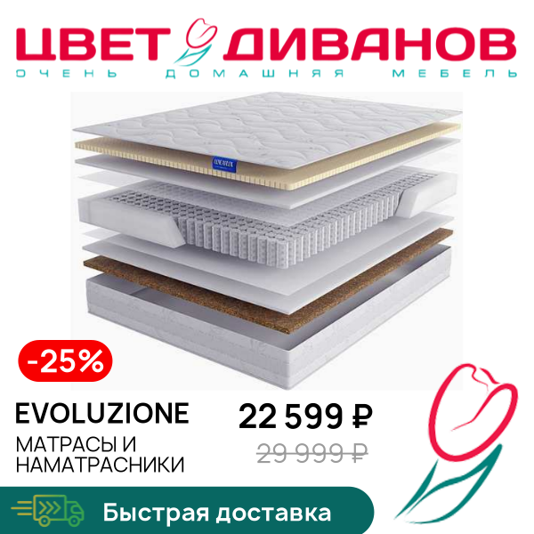 

Матрас Evoluzione, Evoluzione 80 x 200