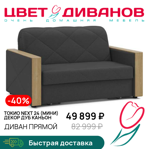 

Диван Токио NEXT 24 (мини) декор дуб каньон, Антрацит, Токио NEXT 24 (мини) декор дуб каньон 154 прямой Антрацит
