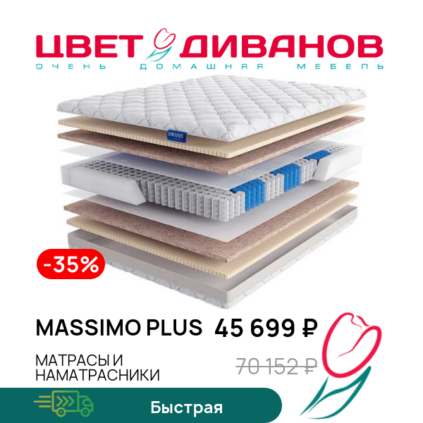 

Матрас Massimo Plus, Massimo Plus 80 x 190