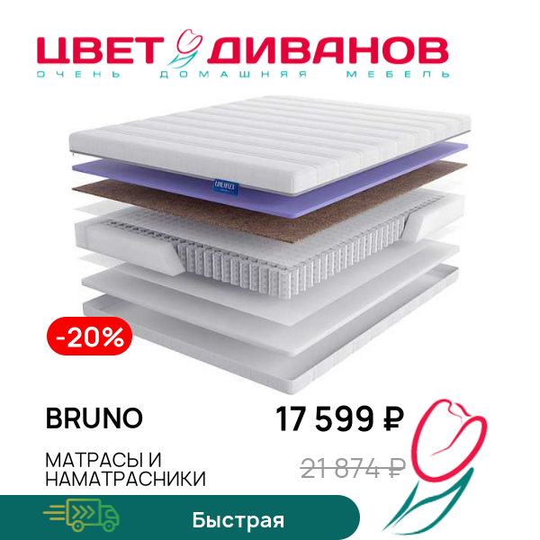 

Матрас Bruno, Bruno 80 x 200