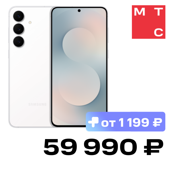 

Смартфон Samsung, Galaxy S25 FE 8/256 Гб 5G Dual sim Белый