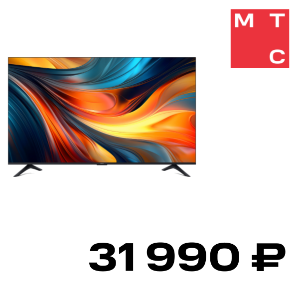 

Телевизор Xiaomi, TV A 55" 2026 Черный