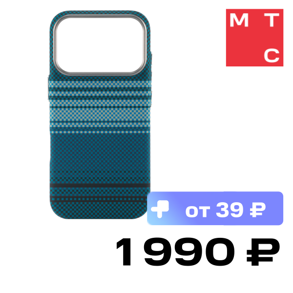 

Чехол-накладка Rocket, Graphic с MagSafe для iPhone 17 Pro Синий