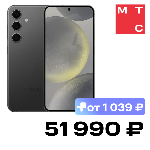 

Смартфон Samsung, Galaxy S24 8/256 Гб 5G Черный (S921O)
