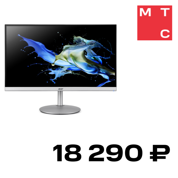 

Монитор Acer, LCD CB272Esmiprx 27'' Серебряный