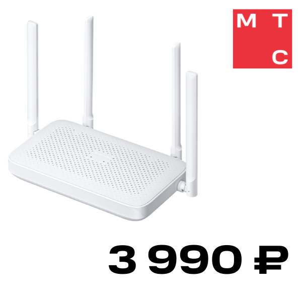 

Роутер Xiaomi, Router AX1500 RU Белый