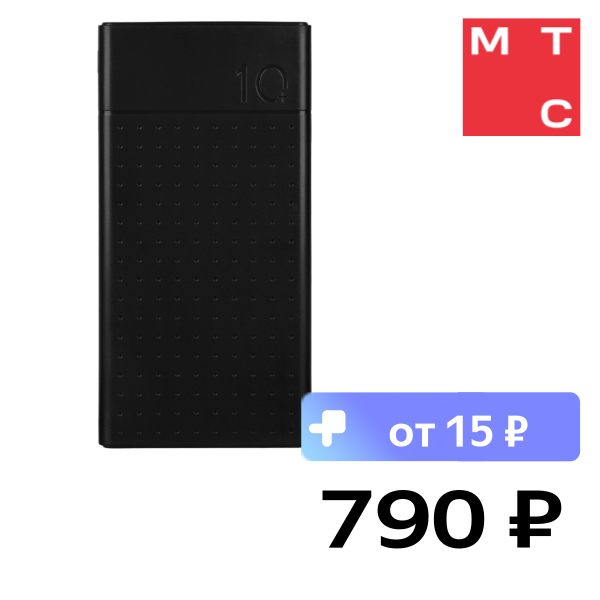 

Внешний аккумулятор TFN, Astero PB-249-BK 10000 mAh Черный