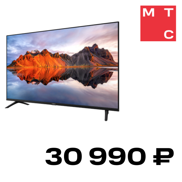 

Телевизор Xiaomi, TV A Pro 43" 2025 Чёрный