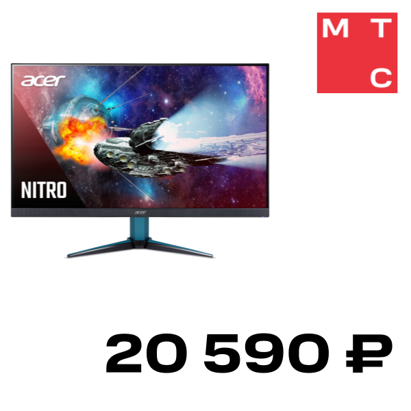 

Монитор Acer, Nitro VG271UM3bmiipx 27" Черный