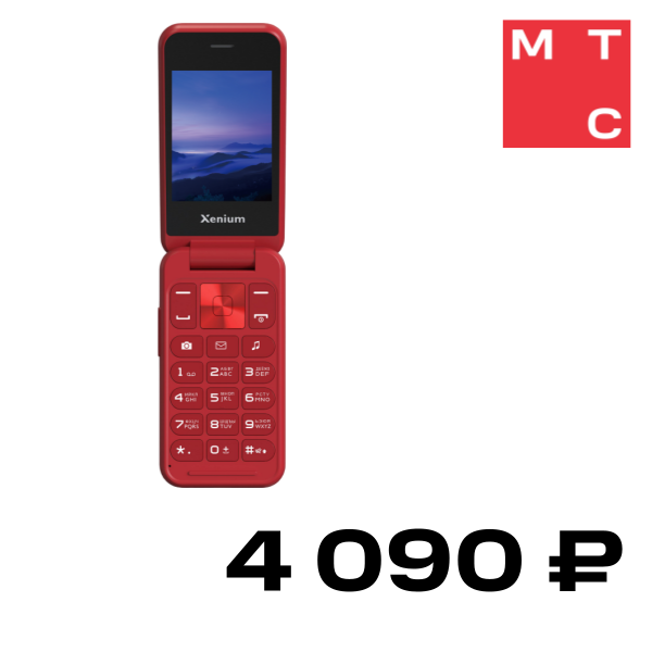 

Мобильный телефон Xenium, X680 Красный