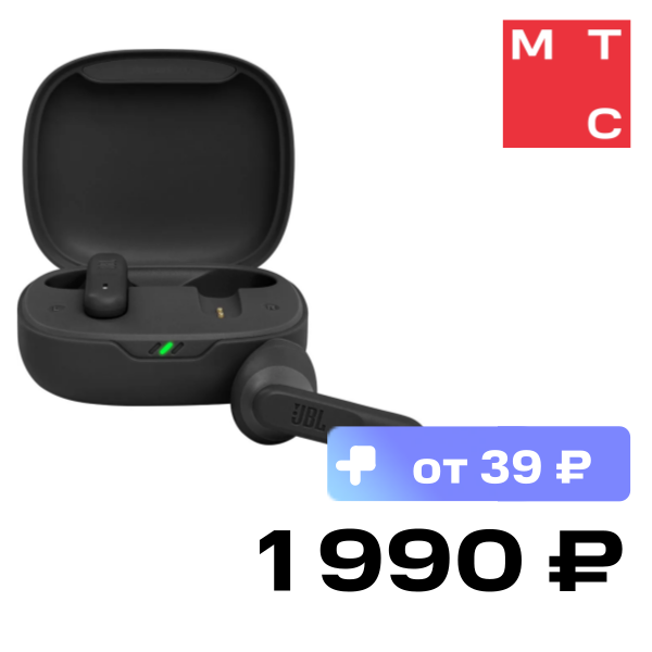 

Беспроводные наушники JBL, Wave 300 TWS Black