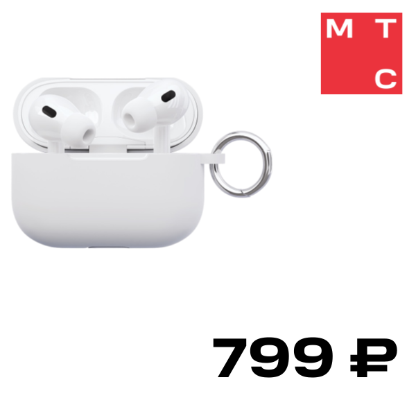 

Чехол VLP, для AirPods Pro 2 Белый