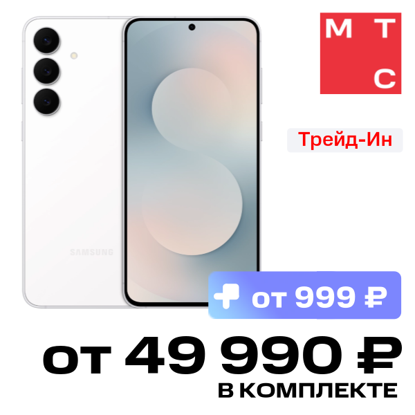 

Смартфон Samsung, Galaxy S25 FE 8/256 Гб 5G Dual sim Белый