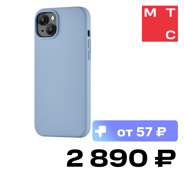 

Чехол-накладка uBear, Touch Mag Case для iPhone 15 Plus голубой