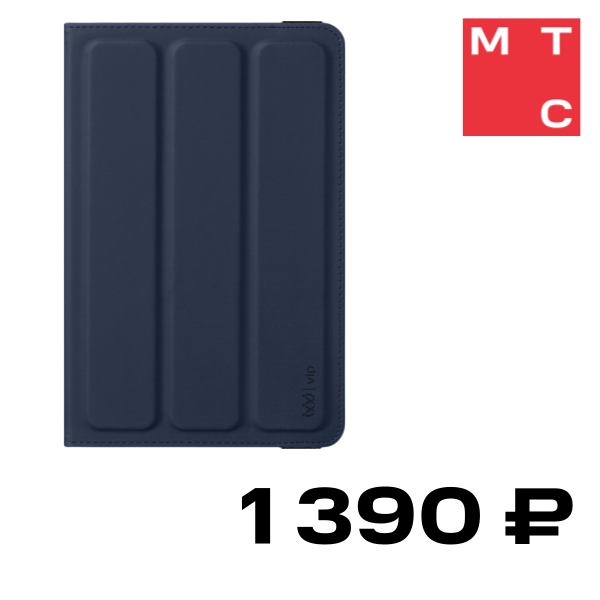 

Чехол-книжка VLP, для планшетов VLP 8-11" универсальный Синий