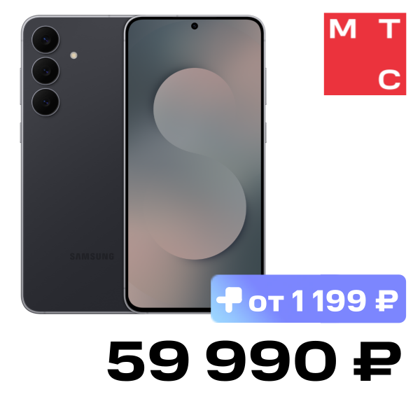 

Смартфон Samsung, Galaxy S25 FE 8/256 Гб 5G Dual sim Черный