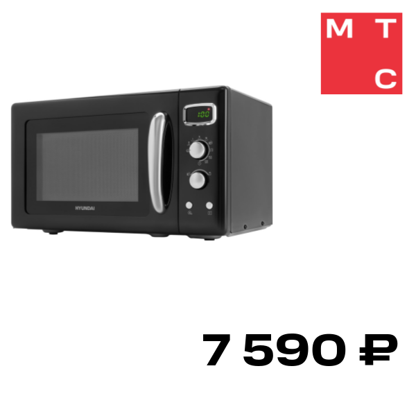 

Микроволновая печь Hyundai, HYM-D3040 Черная