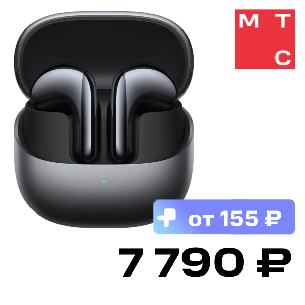 

Беспроводные наушники Xiaomi, Buds 5 Черный