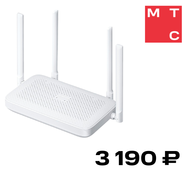 

Роутер Xiaomi, Router AX1500 RU Белый