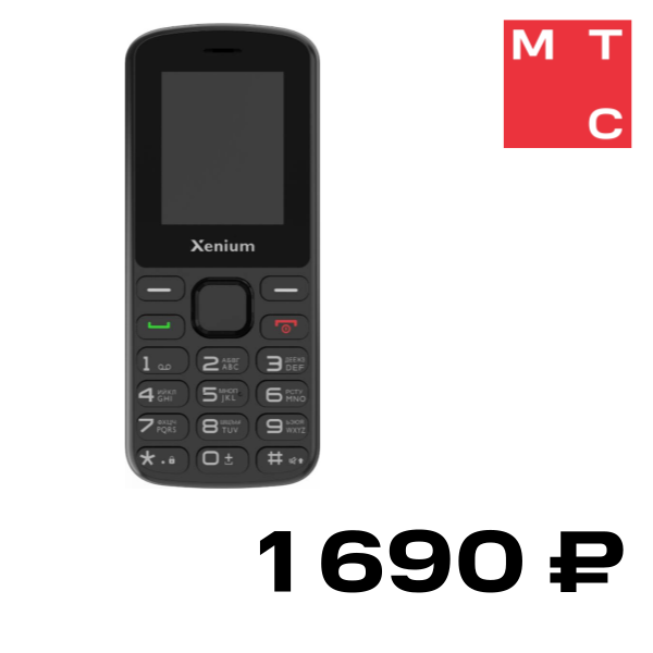 

Мобильный телефон Xenium, x170 Черный