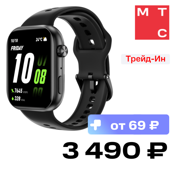 

Часы HONOR, Choice Watch 2i Черные