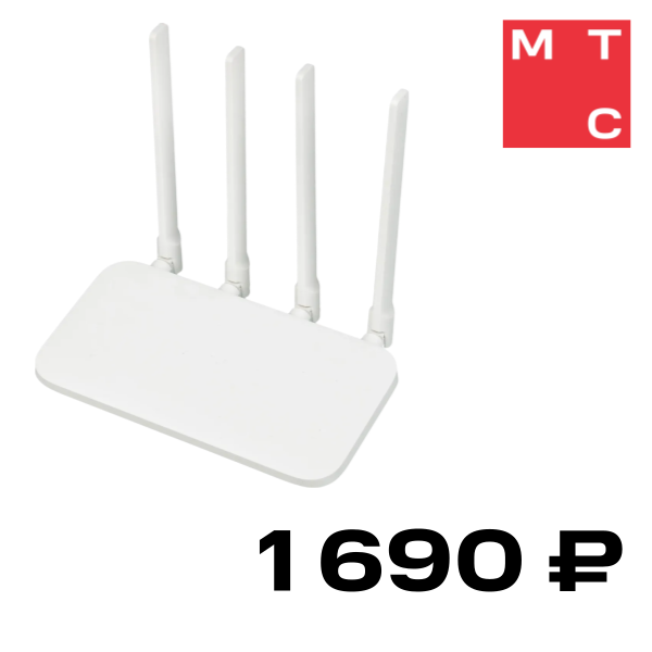 

Роутер Xiaomi, Mi Router 4C Белый (DVB4428GL)