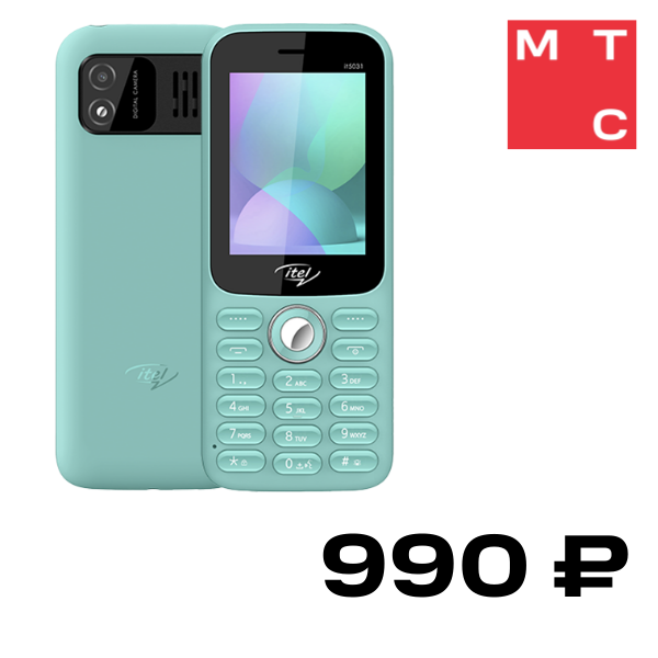 

Мобильный телефон Itel, it5031 Светло-зеленый